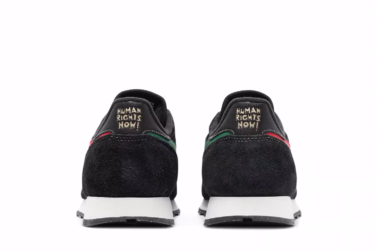 Reebok Classic Leather Human Rights Now! - Black Red, view 7