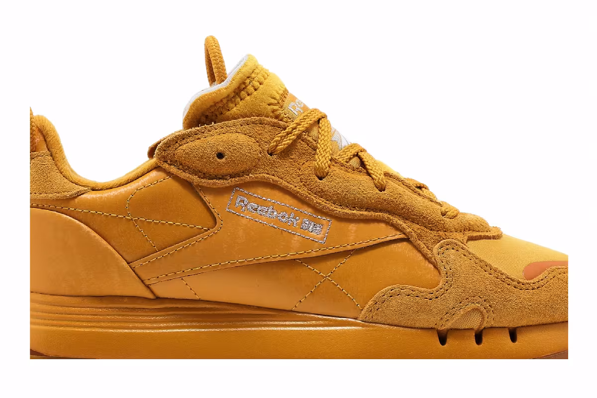 Cardi B x Reebok Women's Classic Leather Bright Ochre, view 3