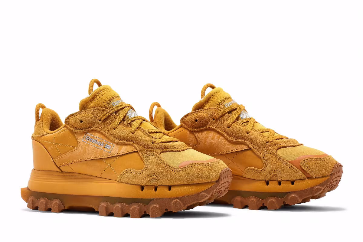 Cardi B x Reebok Women's Classic Leather Bright Ochre, view 9