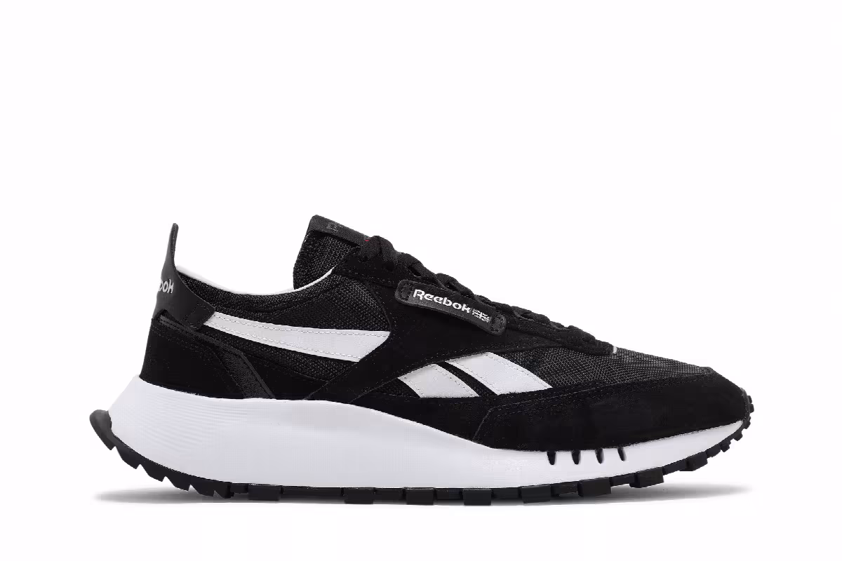 Reebok Classic Leather Legacy Black White, view 2