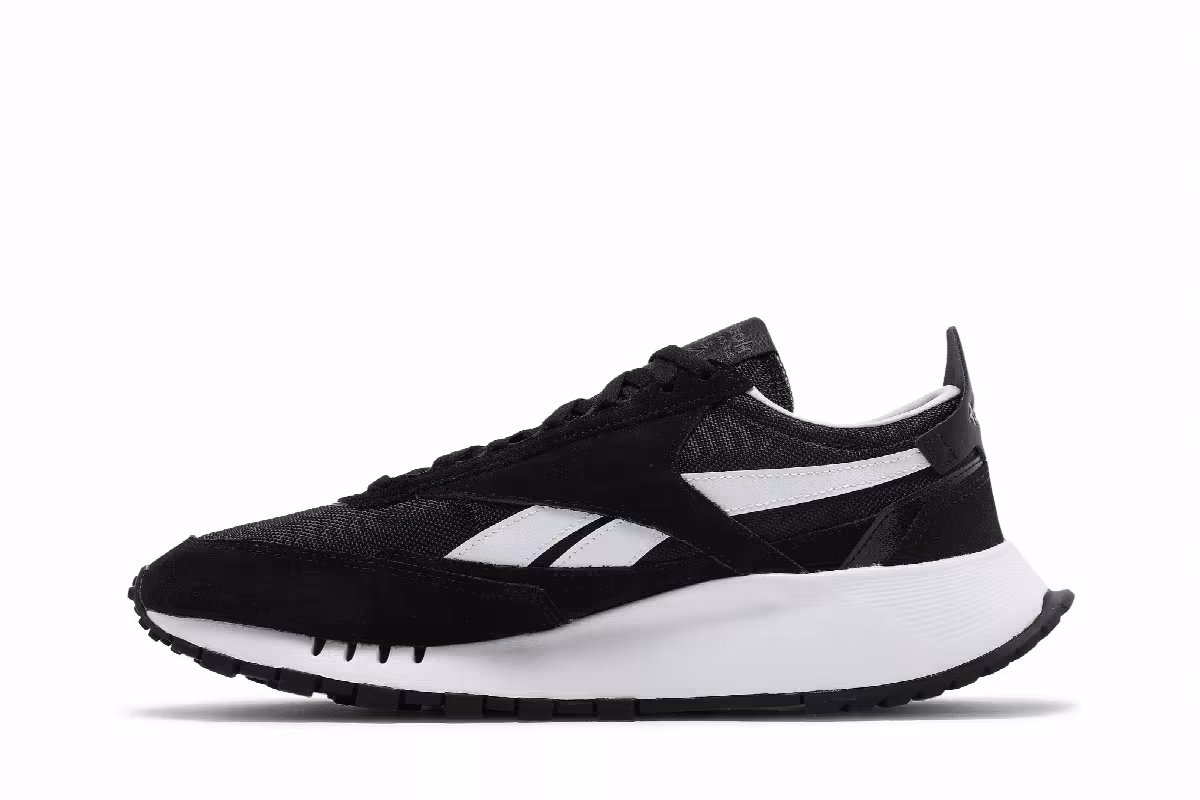 Reebok Classic Leather Legacy Black White, view 4