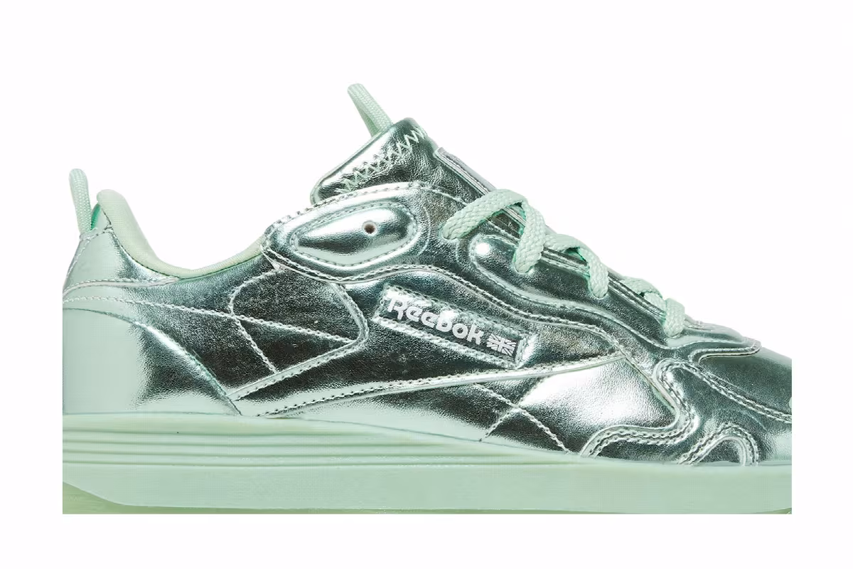 Cardi B x Reebok Classic Leather Big Kid Semi Pixel Mint, view 3