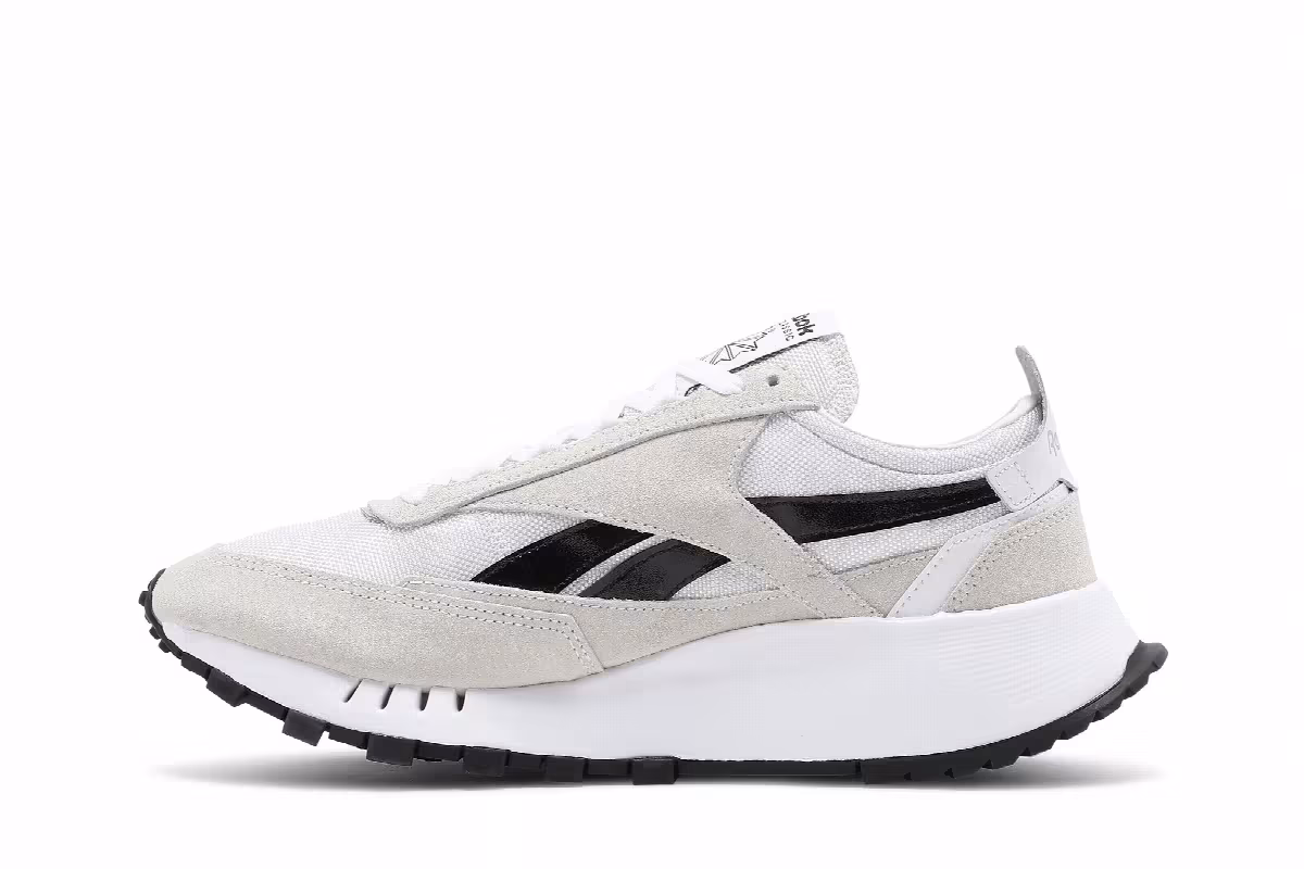 Reebok Classic Leather Legacy White Black, view 4