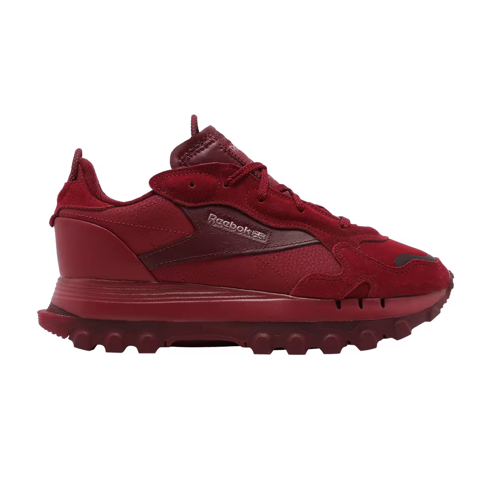 Cardi B x Reebok Women's Classic Leather Triathlon Red