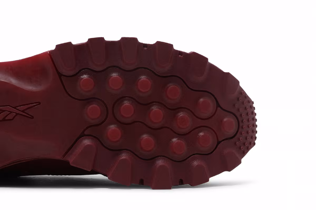 Cardi B x Reebok Women's Classic Leather Triathlon Red, view 6
