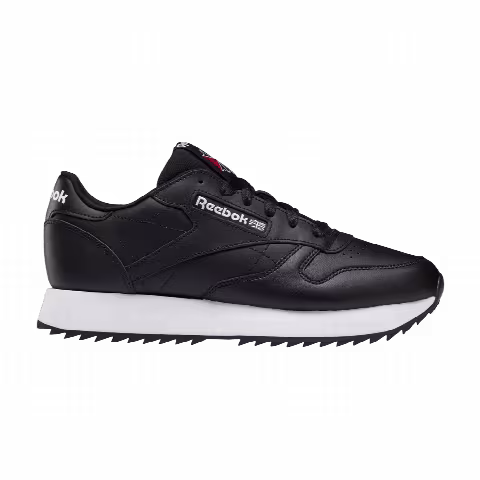 Reebok Wmns Classic Leather Ripple 'Black White'