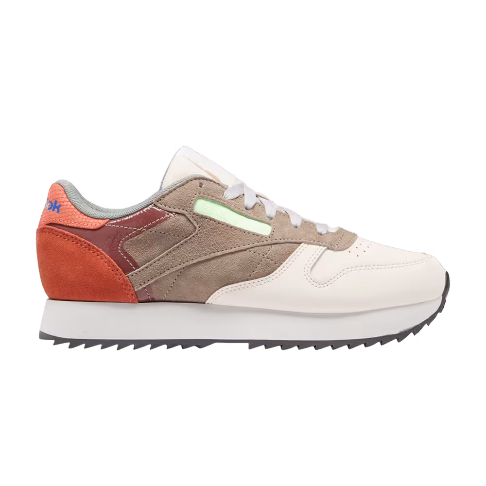 Reebok Women's Classic Leather Ripple Ceramic Pink Multi
