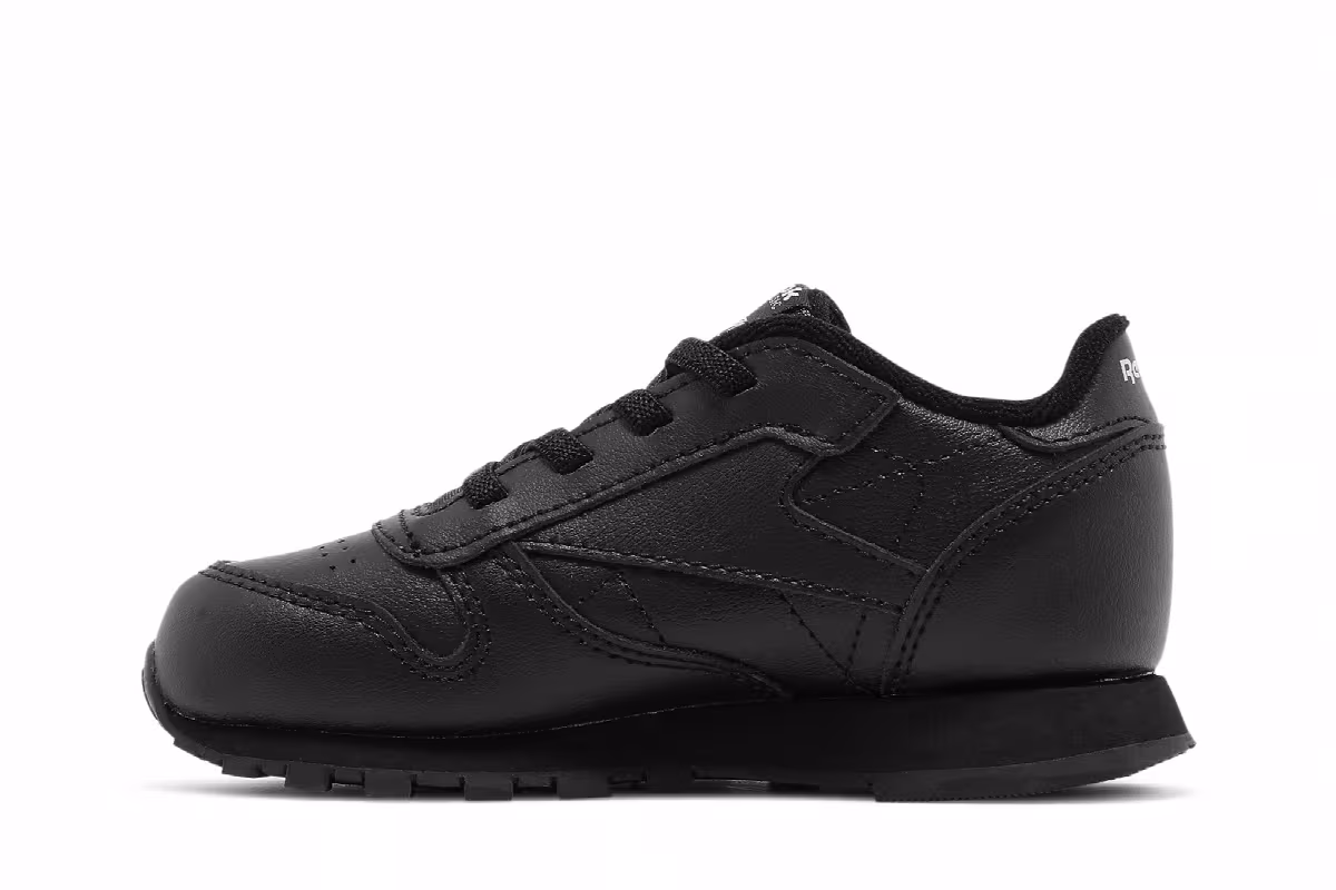 Reebok Classic Leather Toddler Triple Black, view 4