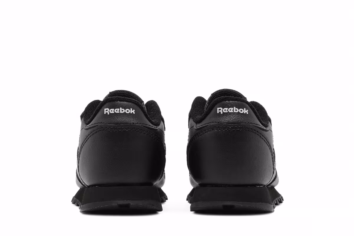 Reebok Classic Leather Toddler Triple Black, view 7