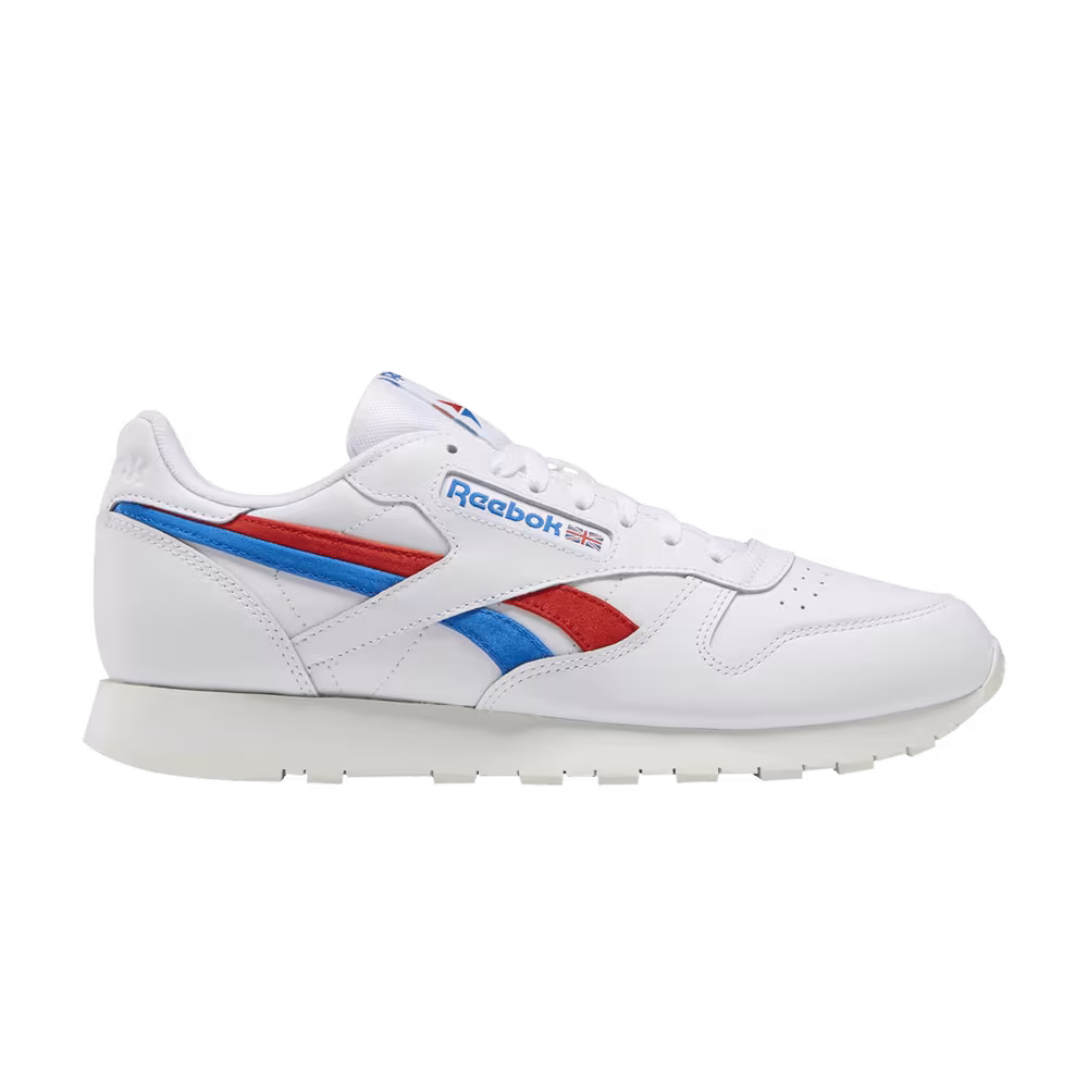 Reebok Classic Leather White Instinct Red Blue