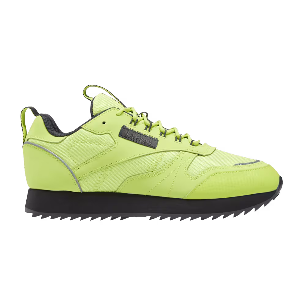 Reebok Women's Classic Leather Ripple Trail Neon Lime