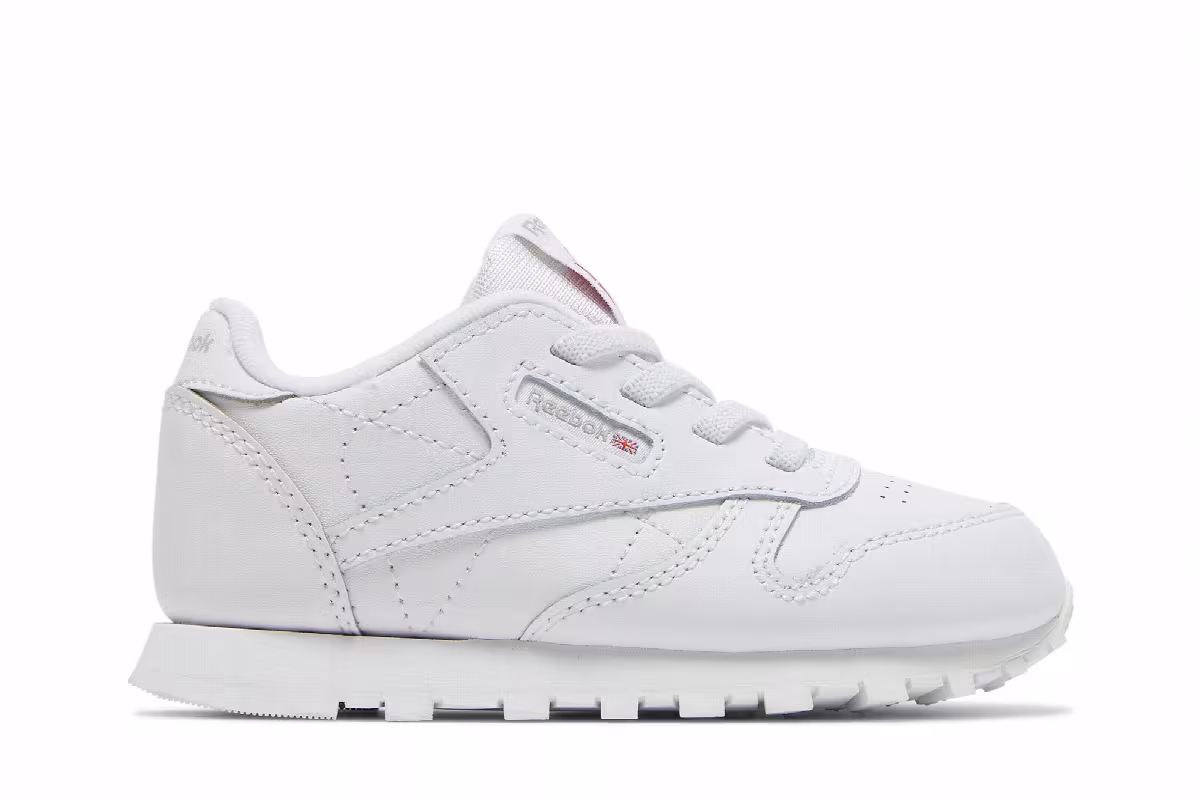 Reebok Classic Leather Toddler Triple White, view 2