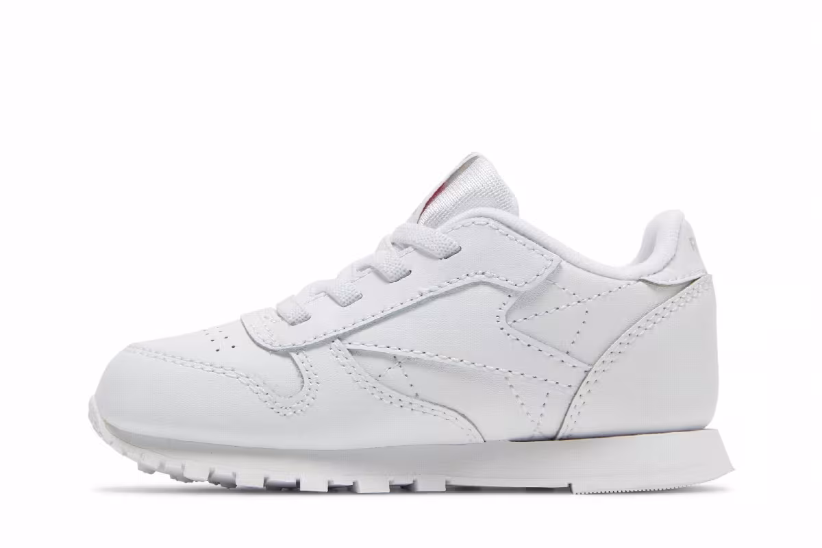 Reebok Classic Leather Toddler Triple White, view 4