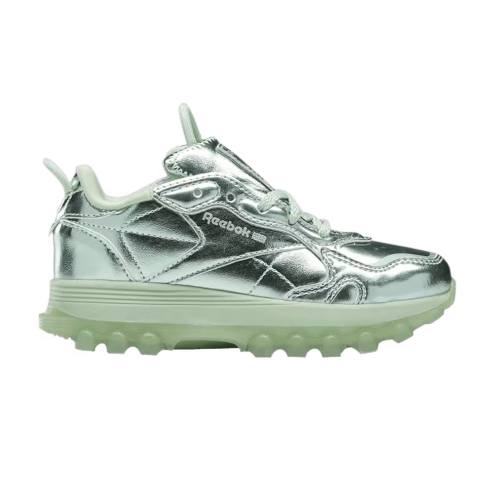 Reebok Cardi B x Classic Leather Little Kid Semi Pixel Mint