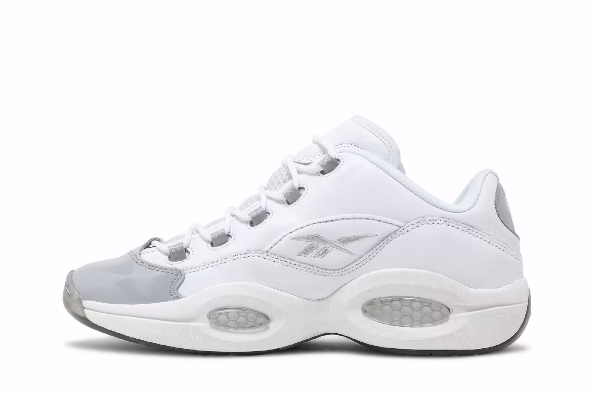 Reebok Question Low White Grey, view 4