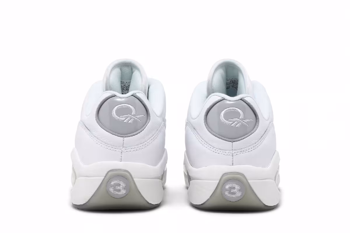 Reebok Question Low White Grey, view 7