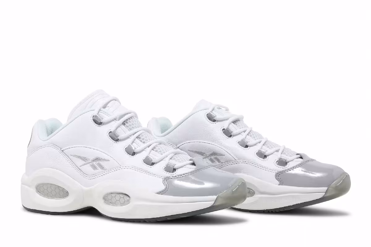 Reebok Question Low White Grey, view 9
