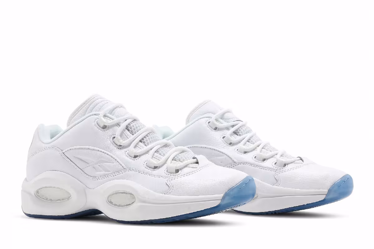 Reebok Question Low White Clear, view 9