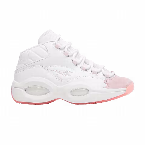 Reebok Question Mid Big Kid 'Pink Toe'