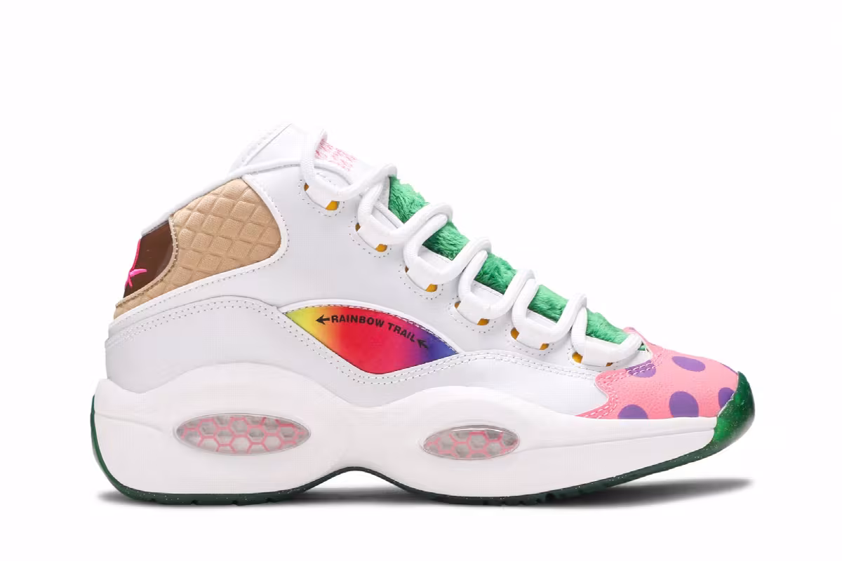 Hasbro x Reebok Question Mid Big Kid Candy Land, view 2