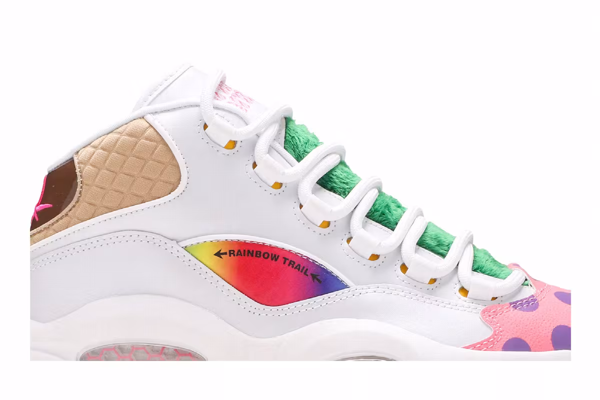 Hasbro x Reebok Question Mid Big Kid Candy Land, view 3