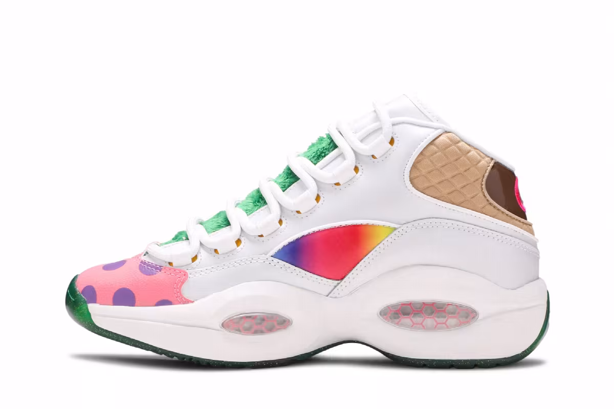 Hasbro x Reebok Question Mid Big Kid Candy Land, view 4