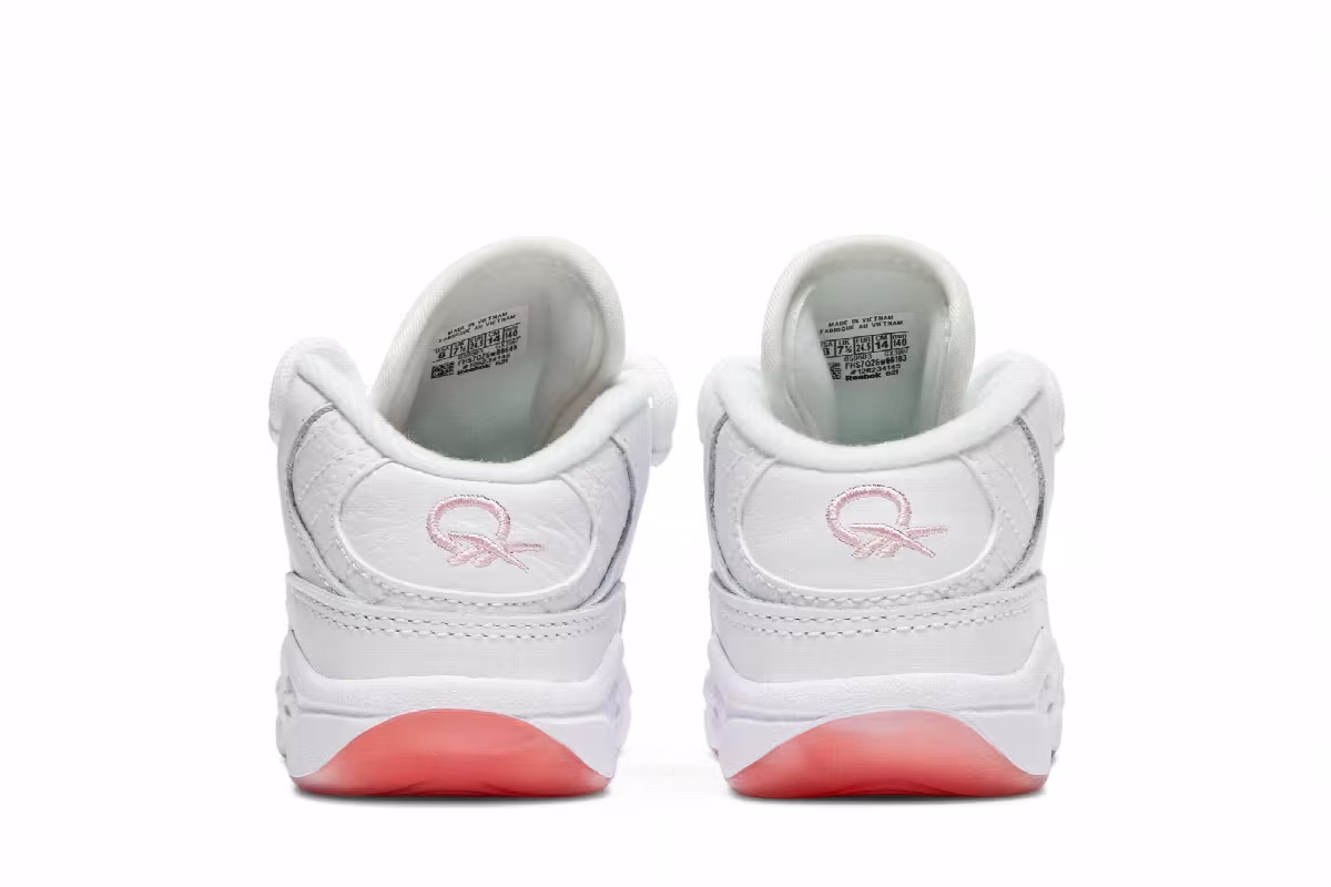 Reebok Question Mid Toddler Pink Toe, view 7