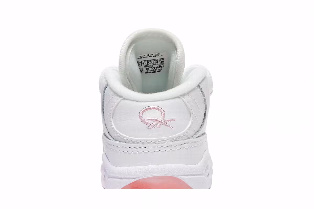 Reebok Question Mid Toddler Pink Toe, view 8