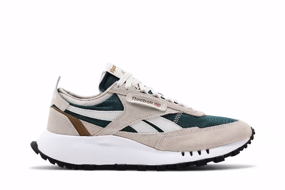 Reebok Classic Leather Legacy Stucco Midnight Pine, view 2