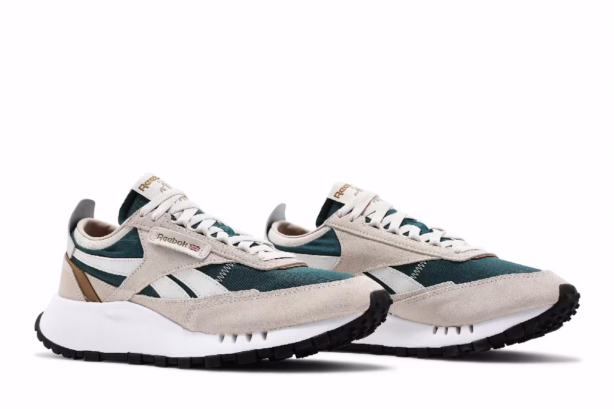 Reebok Classic Leather Legacy Stucco Midnight Pine, view 9