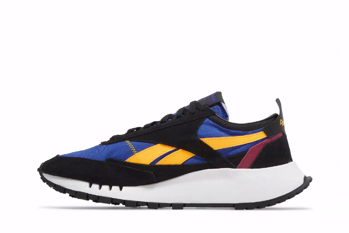 Reebok Classic Leather Legacy Black Bright Cobalt, view 4
