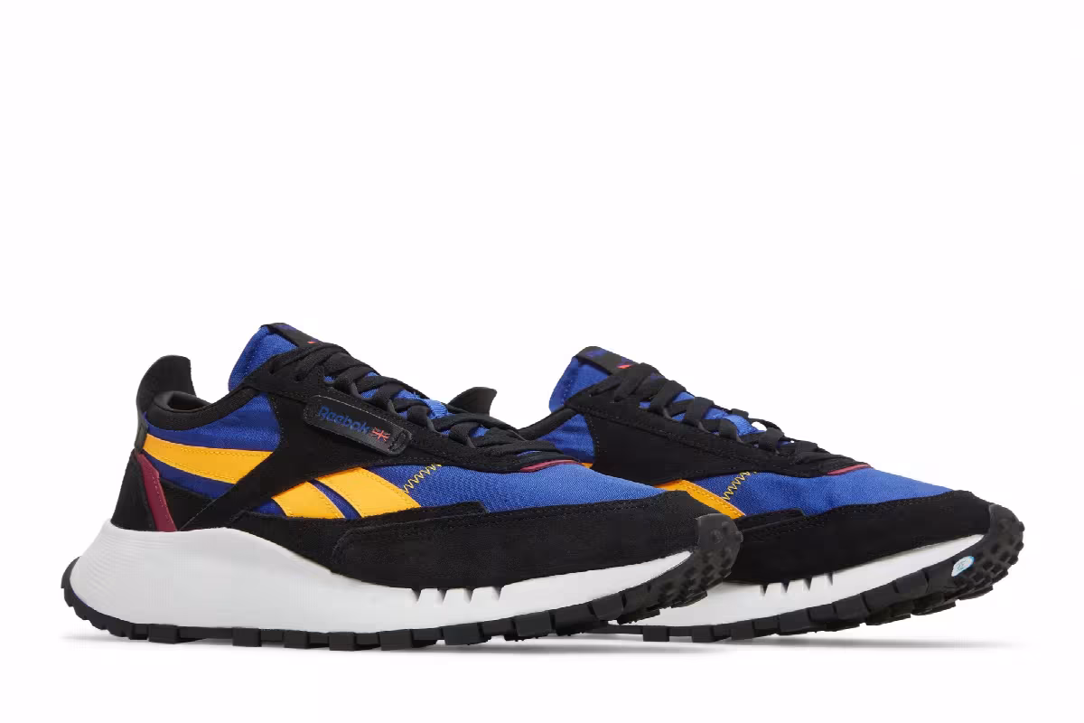 Reebok Classic Leather Legacy Black Bright Cobalt, view 9