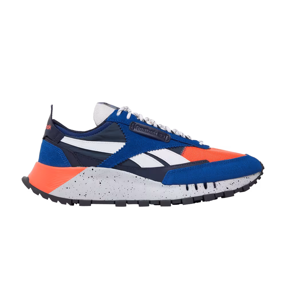 Reebok Classic Leather Legacy Collegiate Royal Orange Speckle