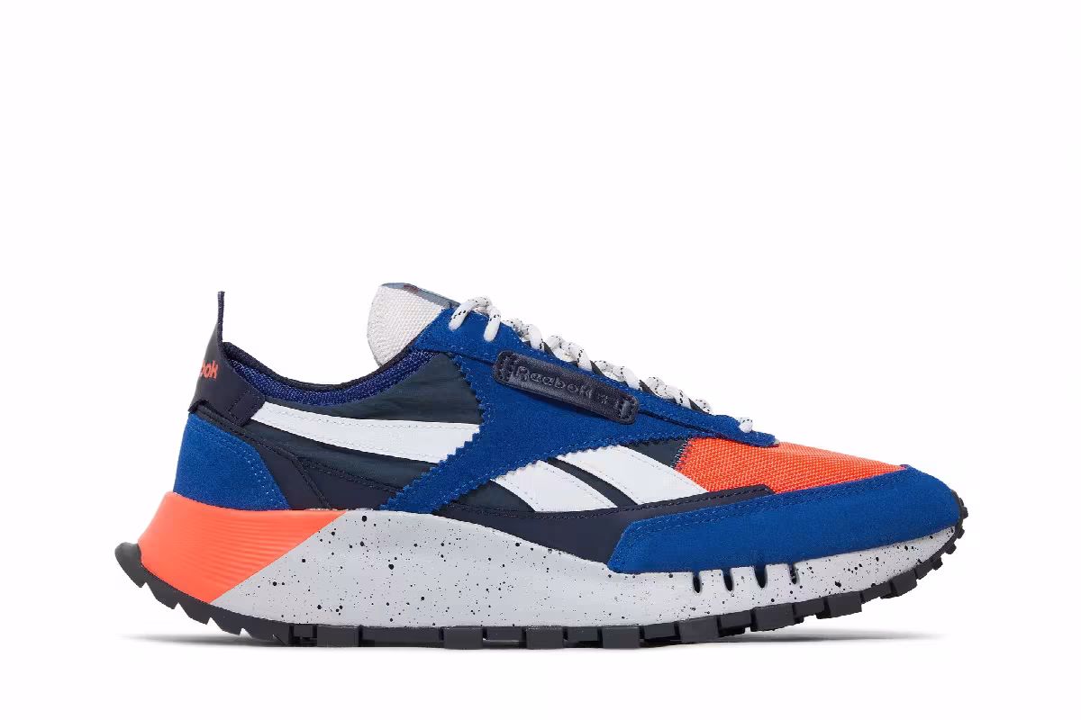 Reebok Classic Leather Legacy Collegiate Royal Orange Speckle, view 2