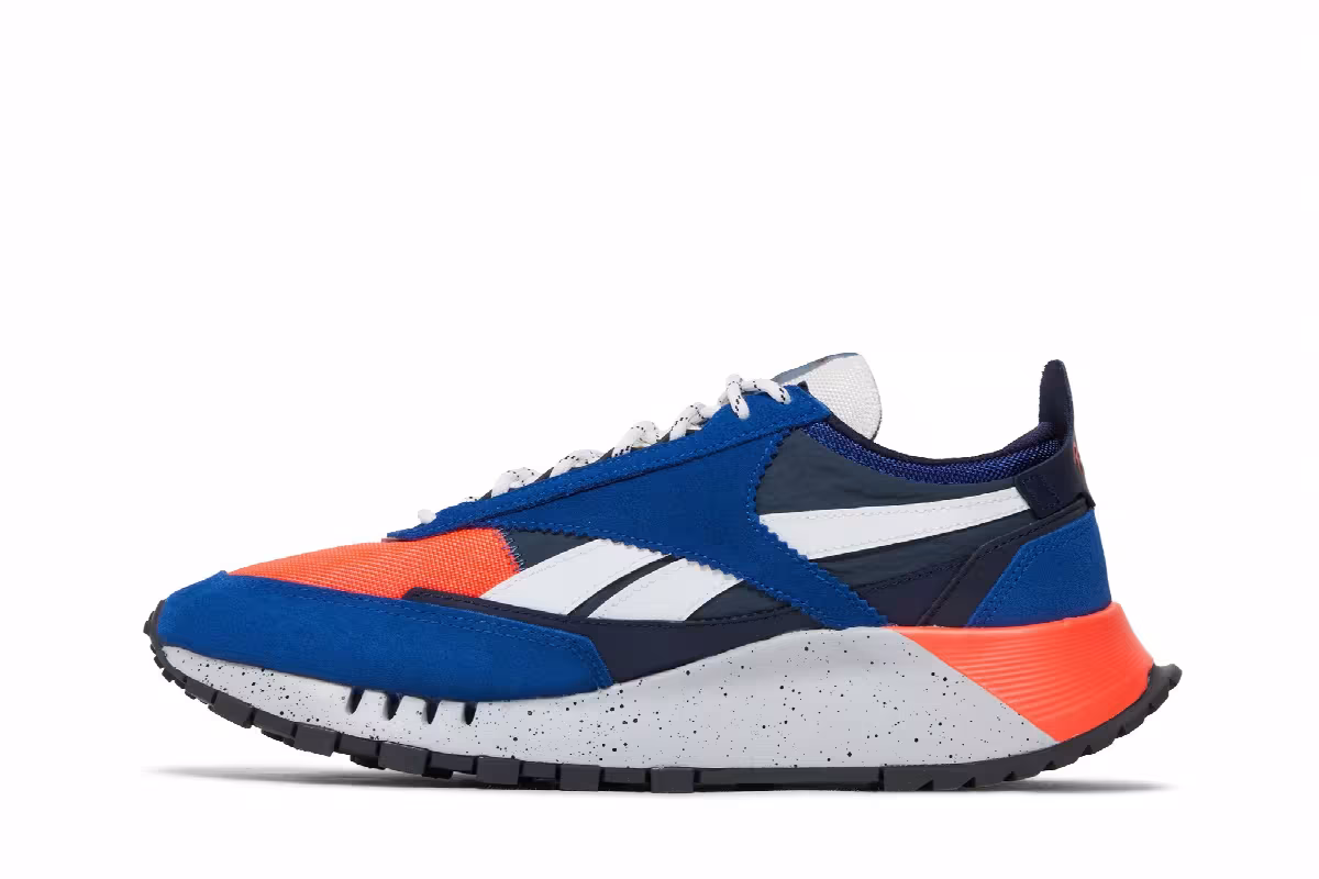Reebok Classic Leather Legacy Collegiate Royal Orange Speckle, view 4