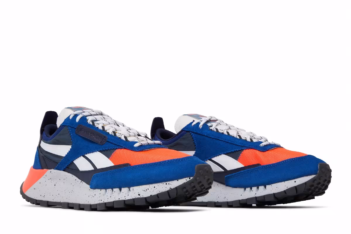 Reebok Classic Leather Legacy Collegiate Royal Orange Speckle, view 9