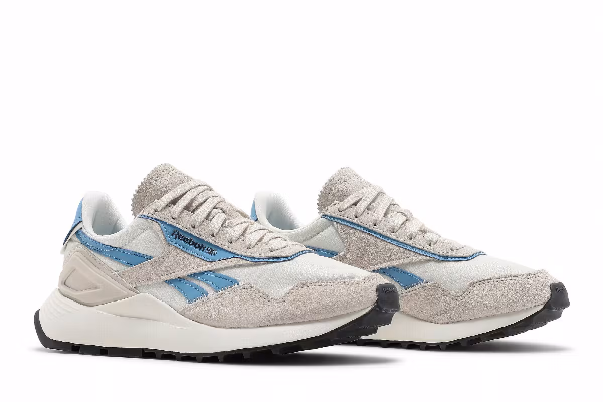 Reebok Women's Classic Leather Legacy AZ Stucco Essential Blue, view 9