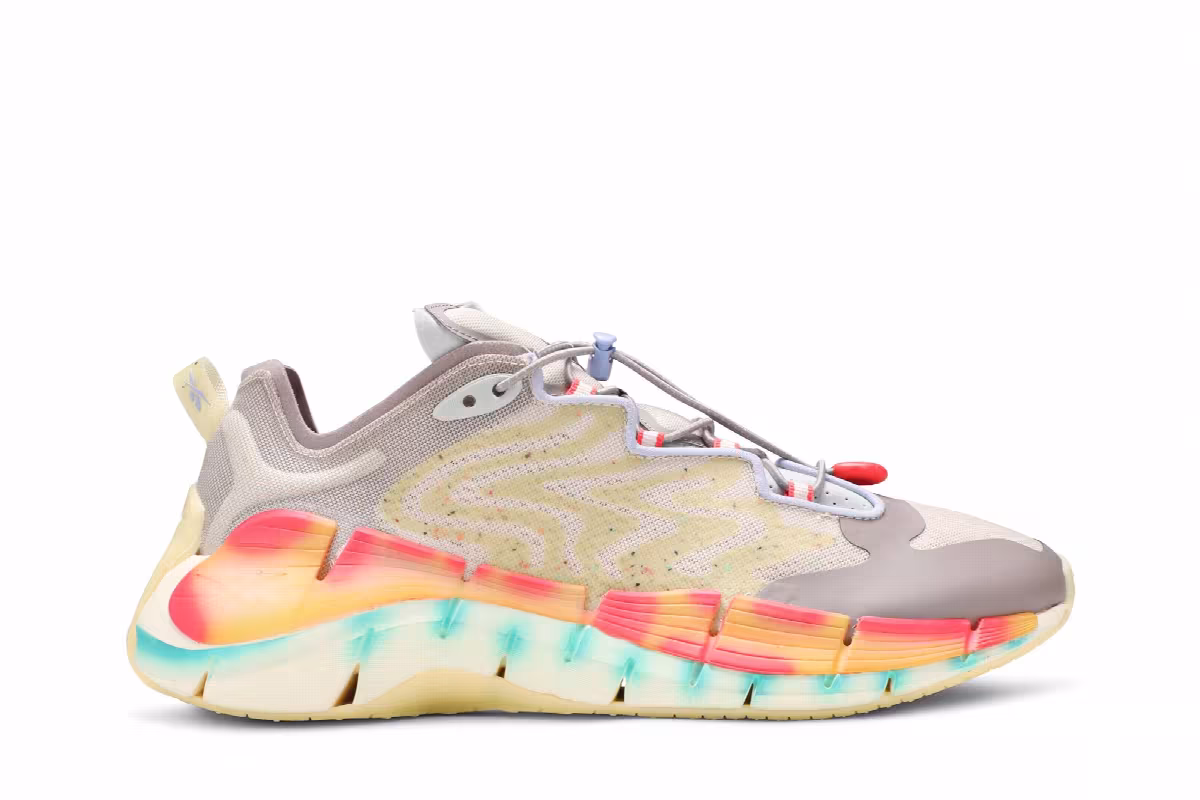 Brain Dead x Reebok Zig Kinetica 2 Mad Science - Lemon Glow, view 2
