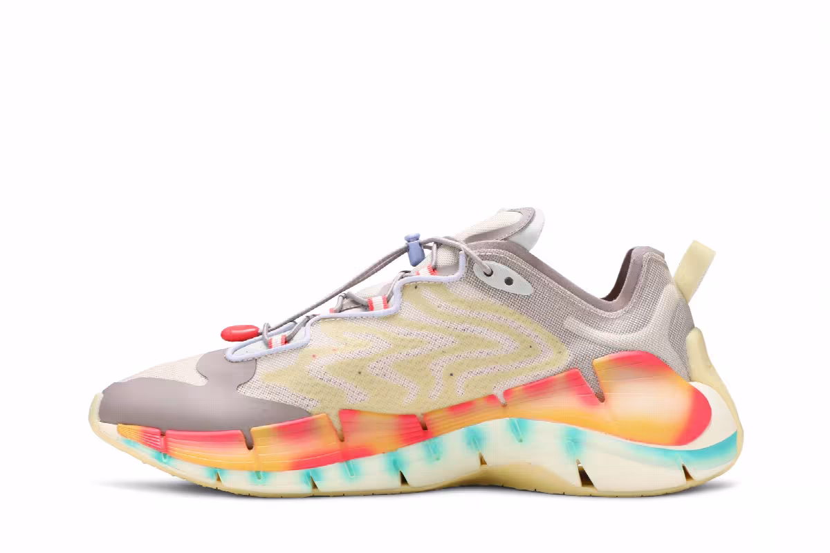 Brain Dead x Reebok Zig Kinetica 2 Mad Science - Lemon Glow, view 4