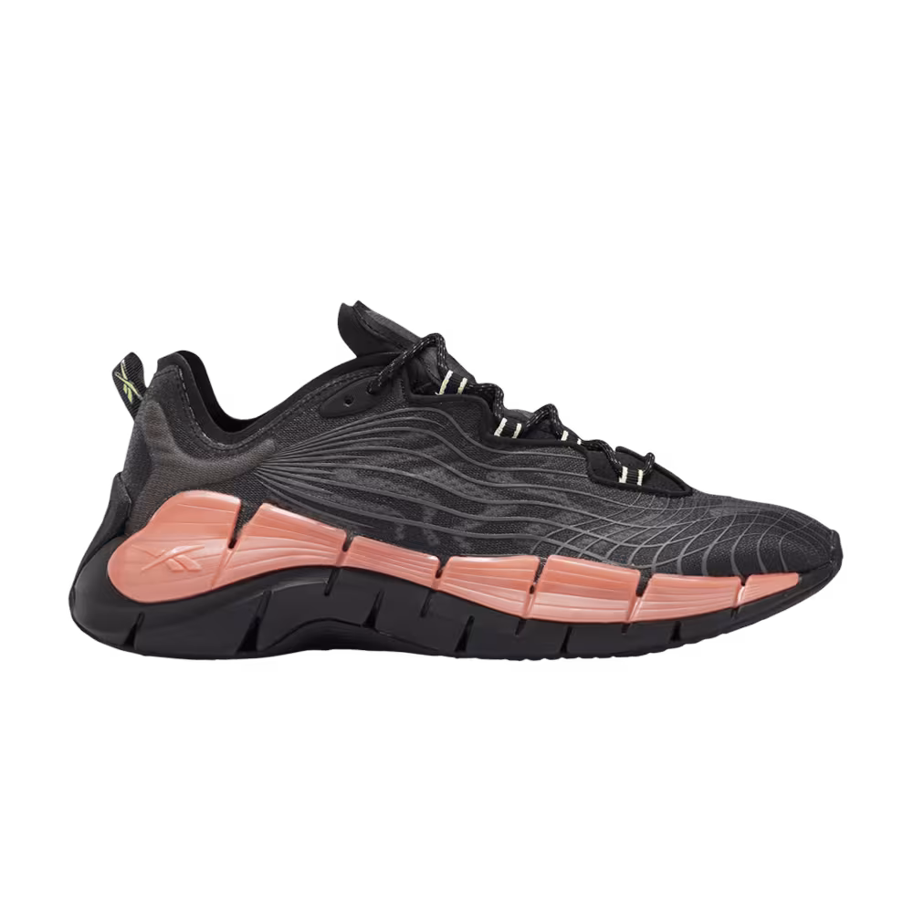 Reebok Zig Kinetica 2 Black Orange Flare