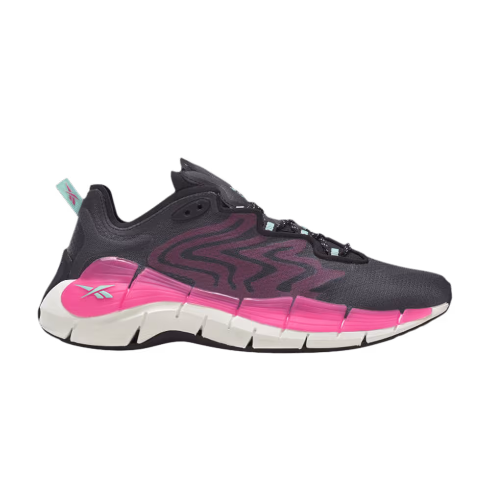 Reebok Women's Zig Kinetica 2 Black Atomic Pink