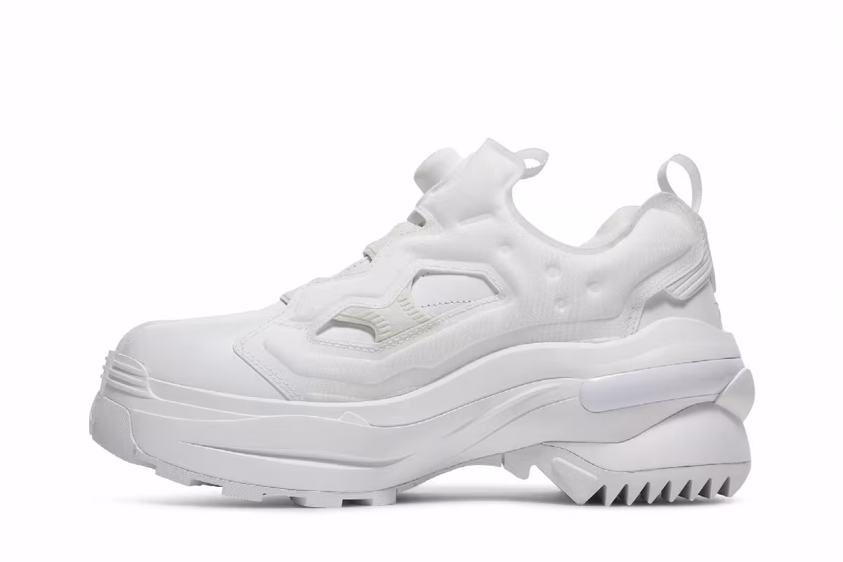 Maison Margiela x Reebok Tabi InstaPump Fury Oxford White Porcelain, view 4
