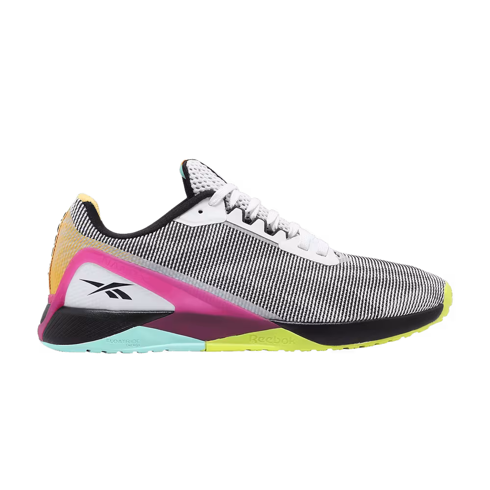 Reebok Nano X1 Grit White Black Pursuit Pink