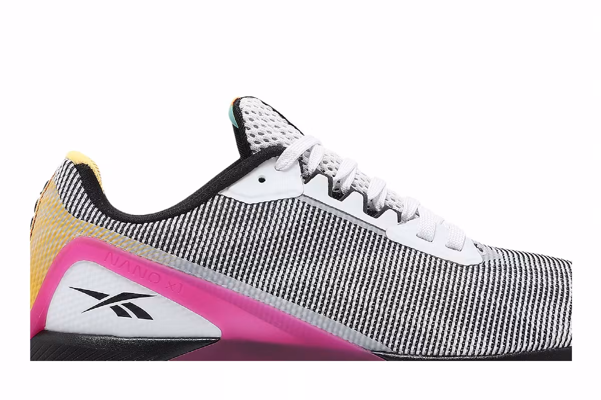 Reebok Nano X1 Grit White Black Pursuit Pink, view 3