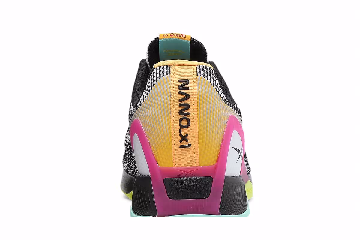 Reebok Nano X1 Grit White Black Pursuit Pink, view 8