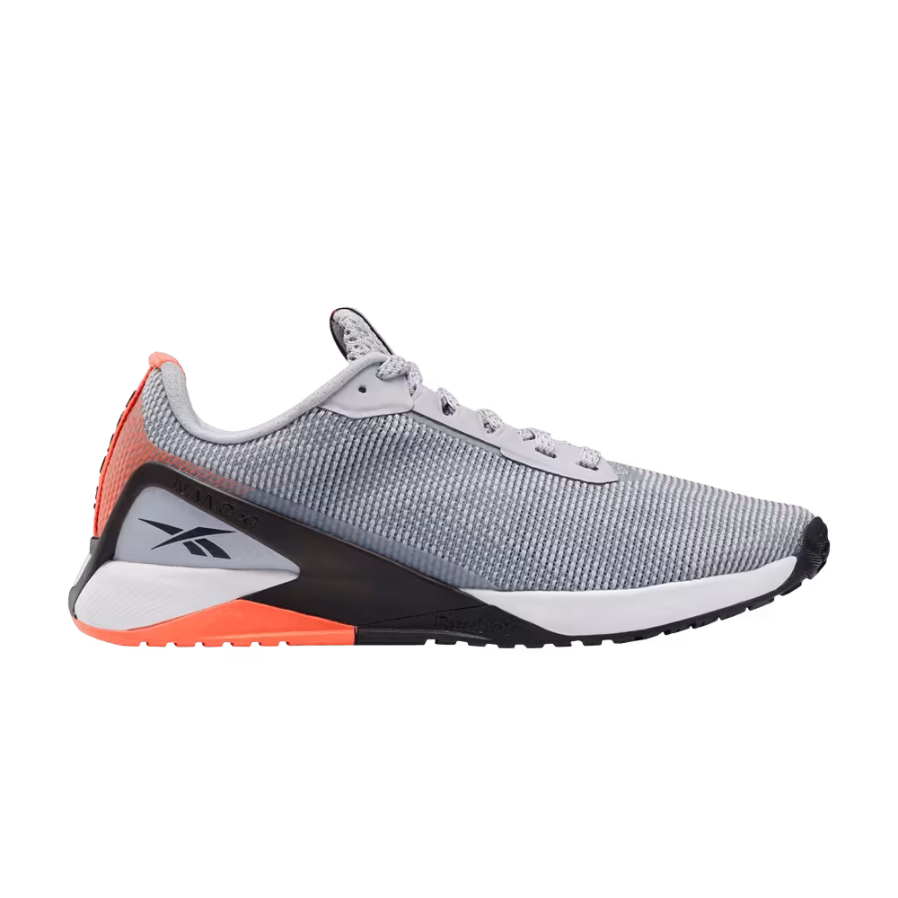 Reebok Nano X1 Grit Grey Orange Flare