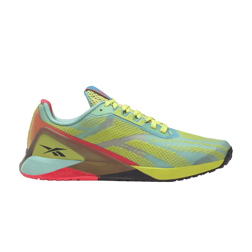 Reebok Nano X1 Acid Yellow Pixel Mint