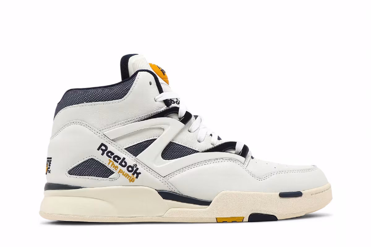 Reebok Pump Omni Zone 2 Chalk Vector Navy, view 2
