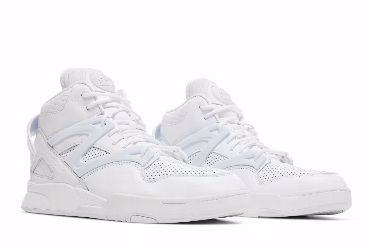 Juun J x Reebok Pump Omni Zone 2 White Cold Grey, view 9