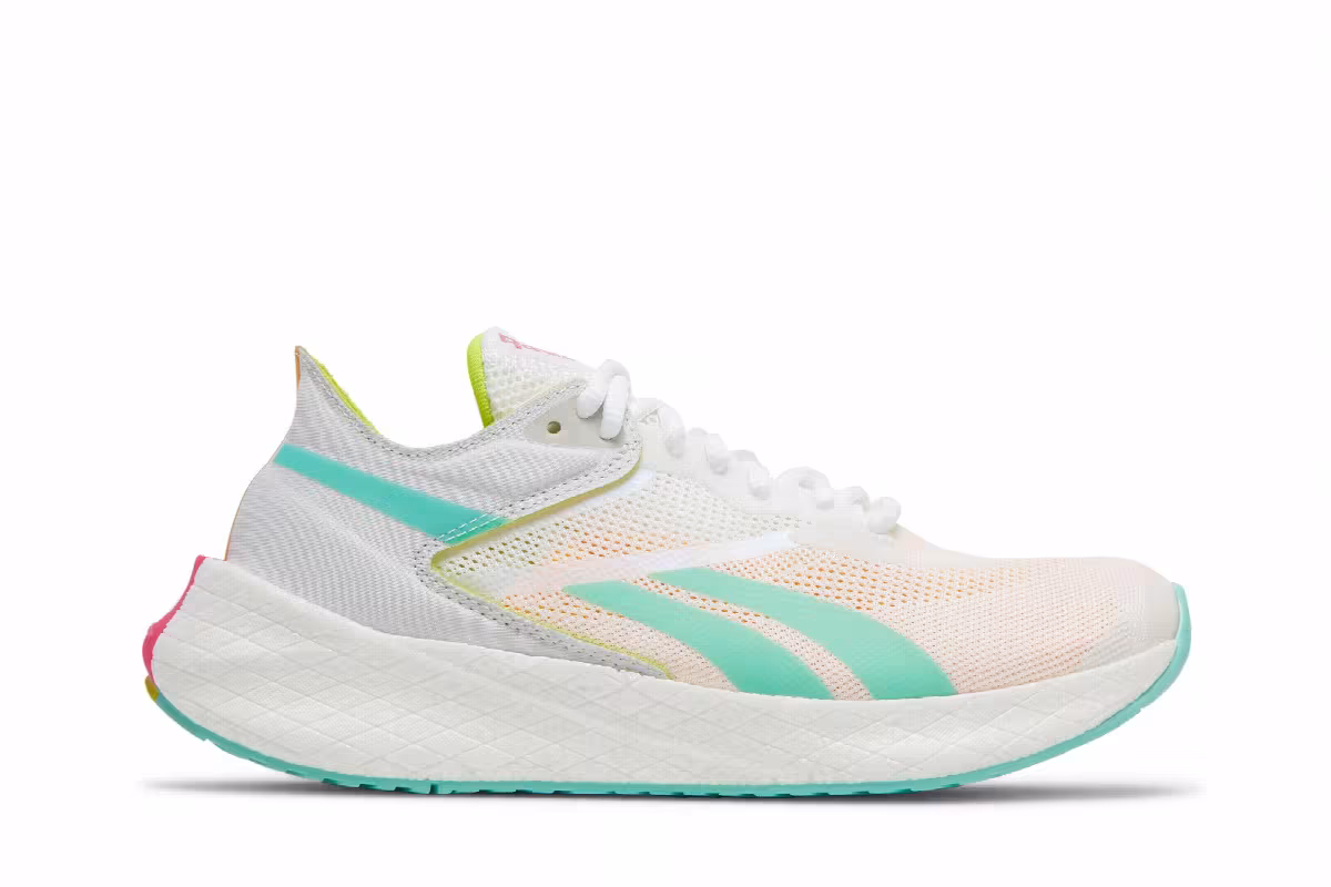 Reebok Women's Floatride Energy Symmetros White Pixel Mint, view 2
